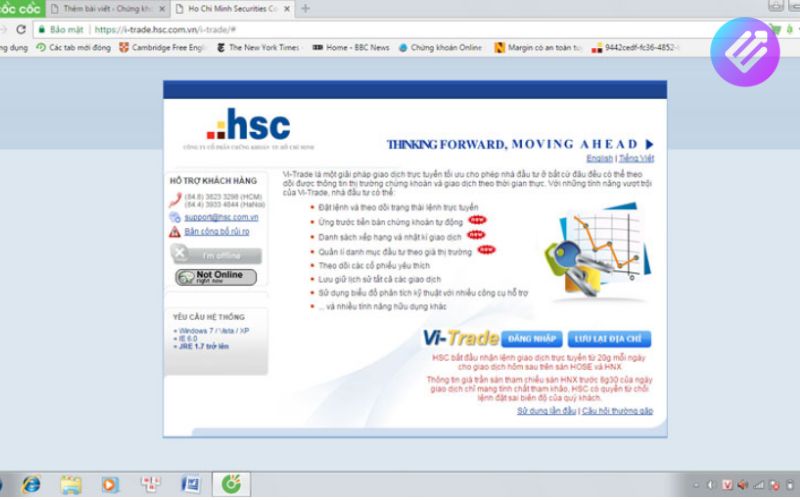 Giao diện HSC