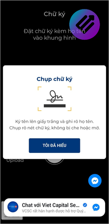 Chụp ảnh chữ ký và đăng tải