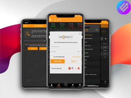 Giao diện VnDirect Stock Trading dễ sử dụng