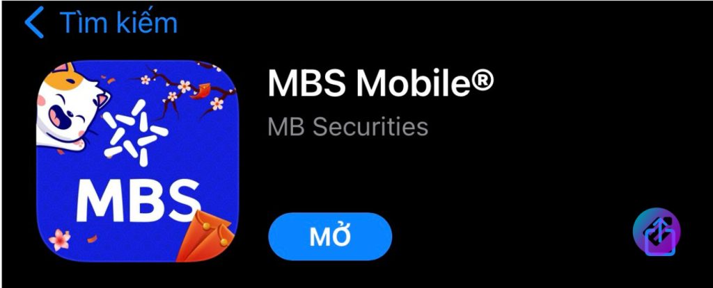 mở tài khoản chứng khoán MBS - Tải ứng dụng