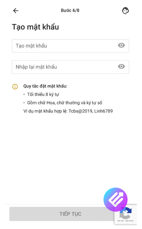 Tạo mật khẩu